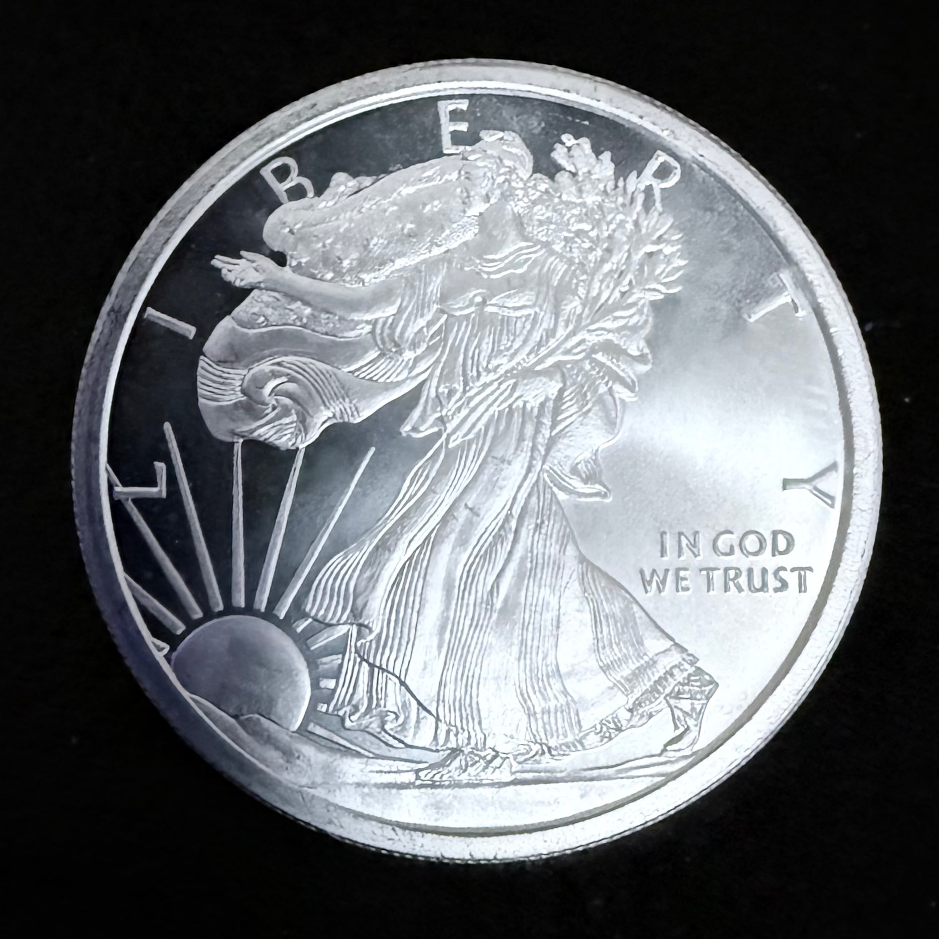 1 Troy OZ Silver round